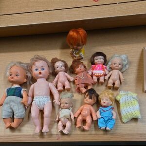 10 Vtg Rubber Dolls‎ 1960's